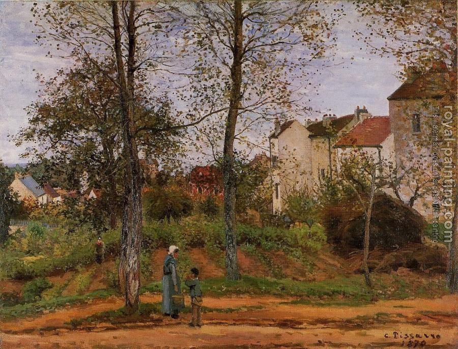 Camille Pissarro : Landscape near Louveciennes